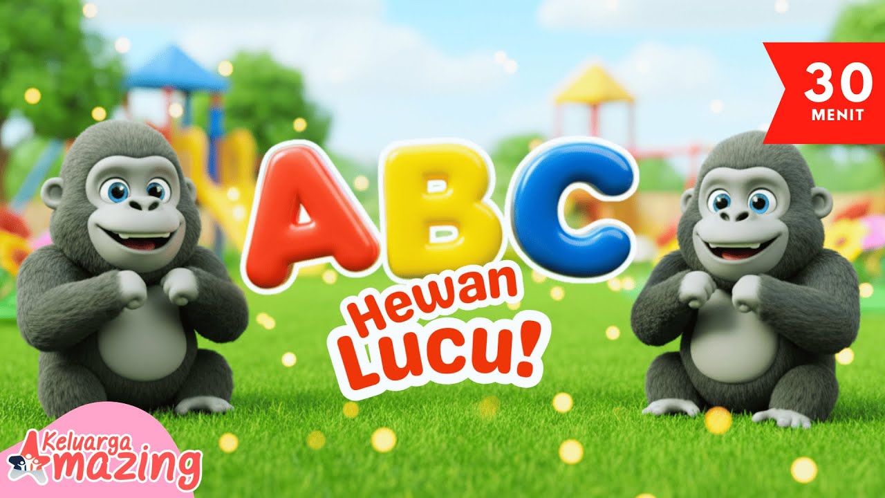 📖🦒 Belajar ABC & Nama Hewan Kebun Binatang 🦁🐵 | Video Edukasi Huruf A-Z untuk Anak Usia Dini 🎶