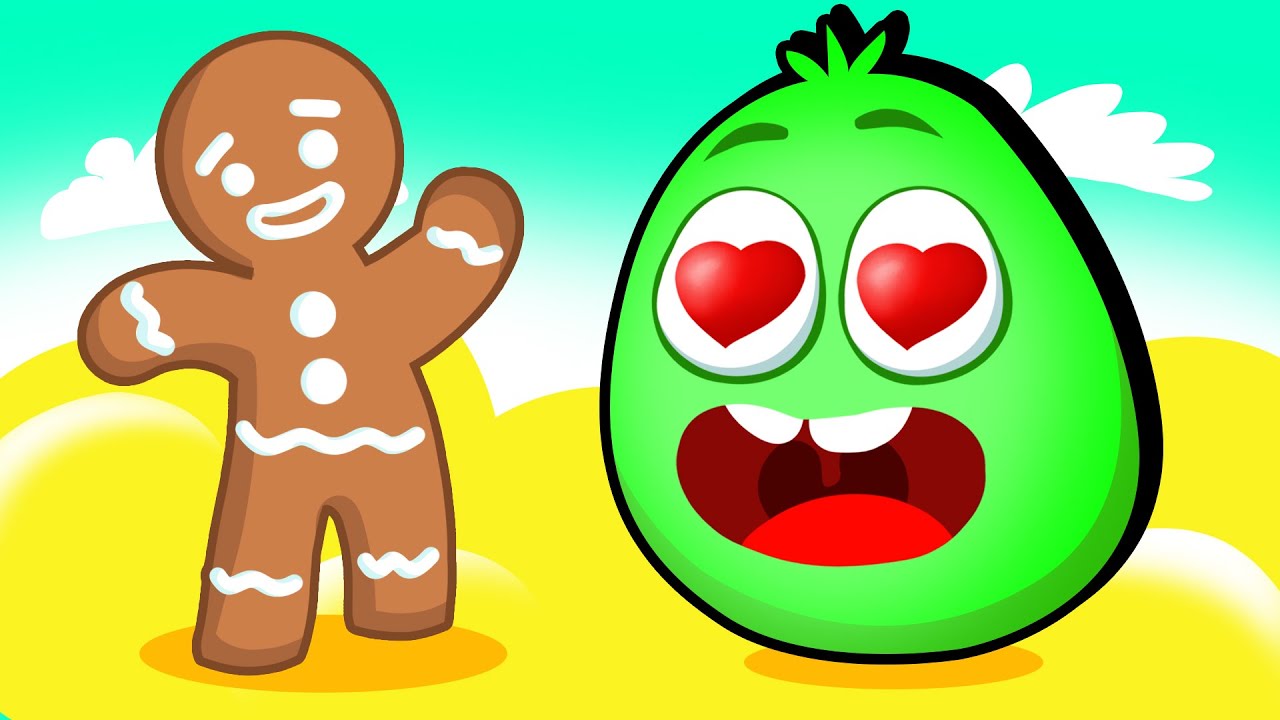 Ginger Cookie Fun with Op, Bob and Bibi | Toddler Learning Videos.