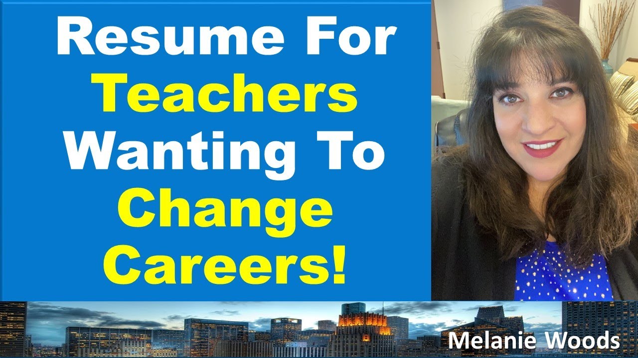 Resume for Teachers Wanting to Change Careers - Bullets You Can Use! #teaching #resume