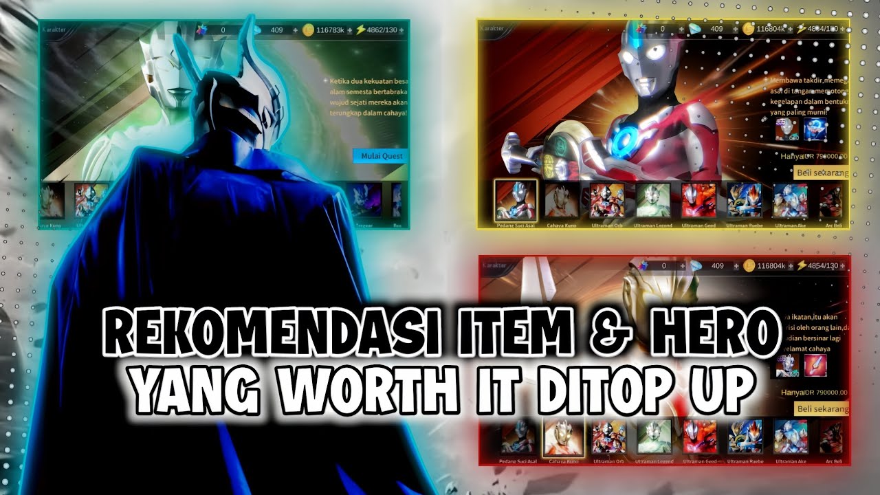 INI DIA REKOMENDASI ITEM & HERO YANG WORTH IT UNTUK DIBELI | ULTRAMAN LEGEND OF HEROES 