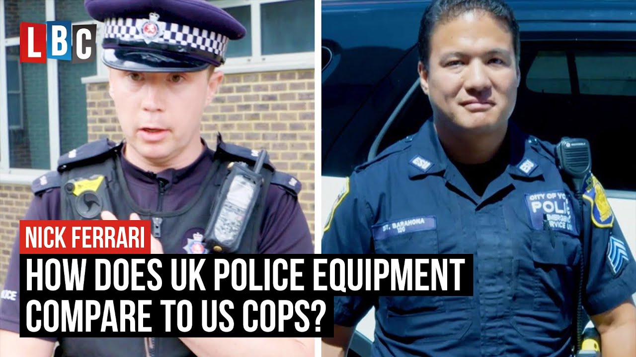 How does UK Police Equipment compare to US Cops? | LBC