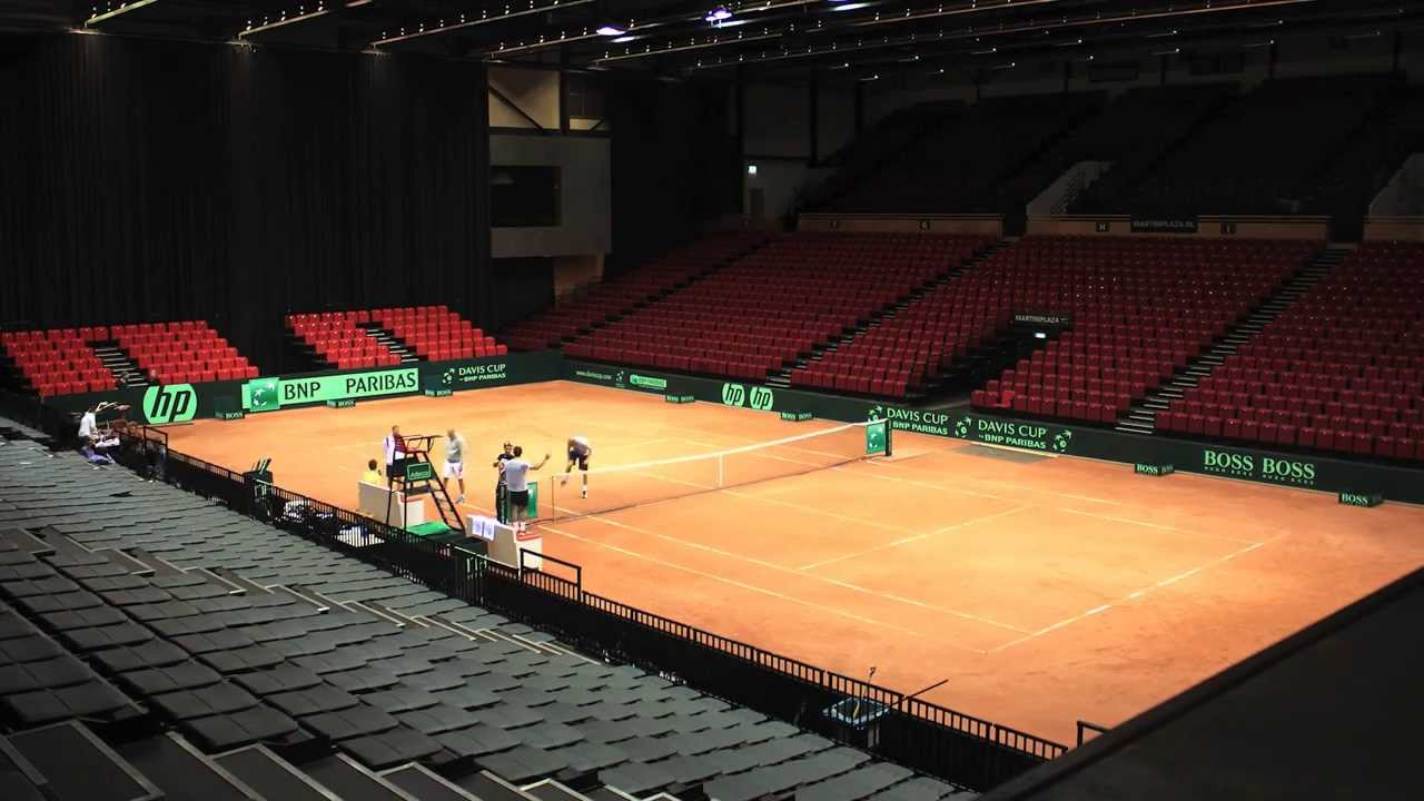 Davis Cup Groningen time-lapse opbouw