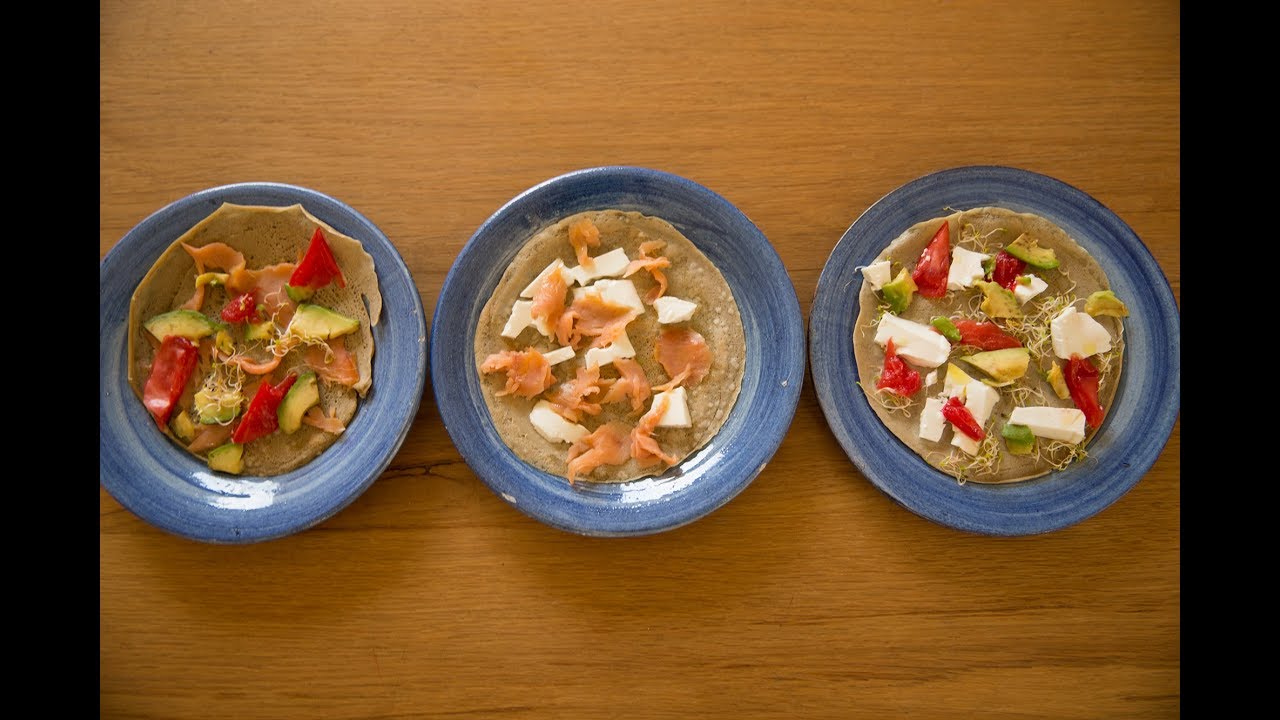 Crepes de harina de teff