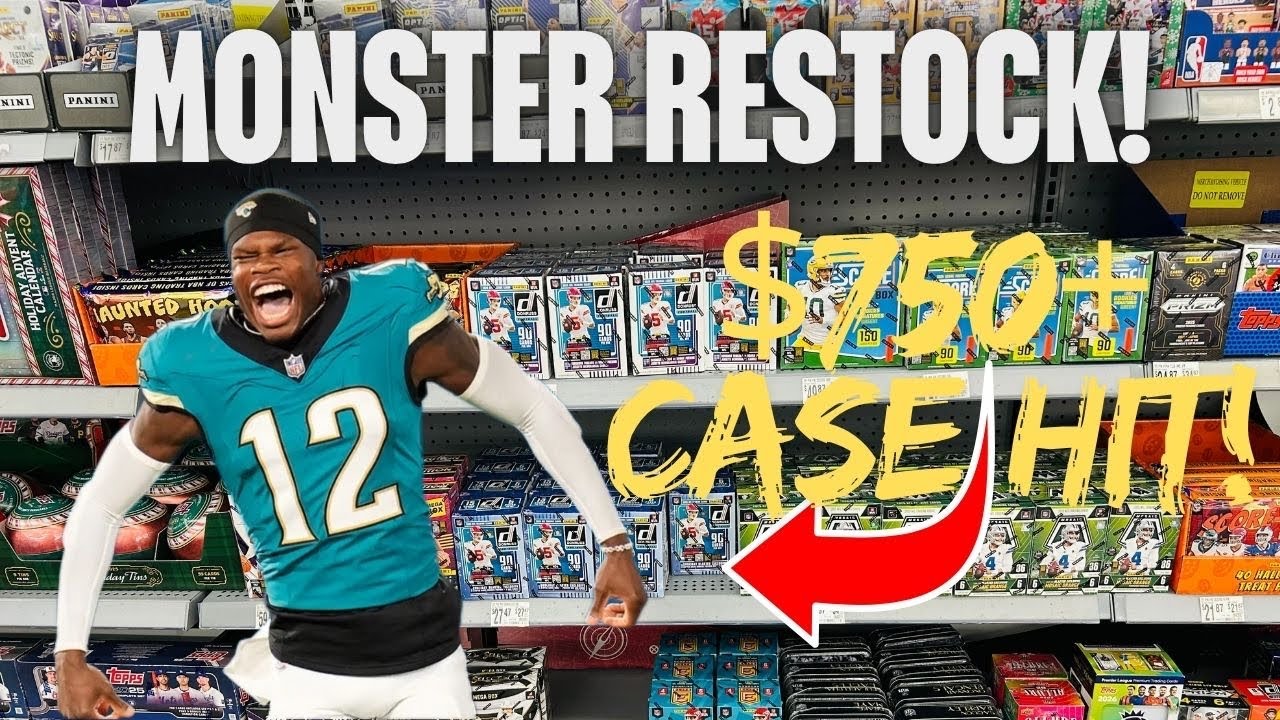 🚨МОНСТЕРСКИЙ АВТОМОБИЛЬ В ЦЕНТРЕ ГОРОДА! ОБЗОР DONRUSS 2025 🏈 HOLIDAY BLASTER! БЕЗУМНЫЕ АВТОМОБИЛ...