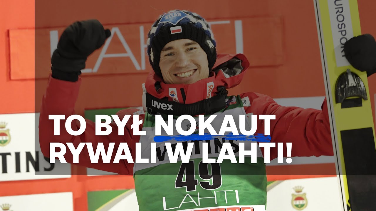 Zobacz fantastyczne zwycięstwo Kamila Stocha w Lahti z 2019 roku!