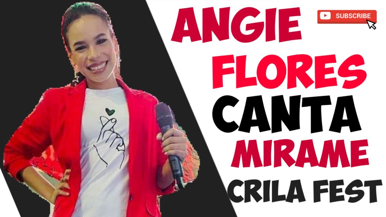 Angie Flores Canta Mirame en Crila Fest