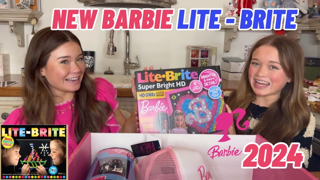 Check out our NEW 🌸💖🌈 Barbie Lite-Brite 🌸💖🌈