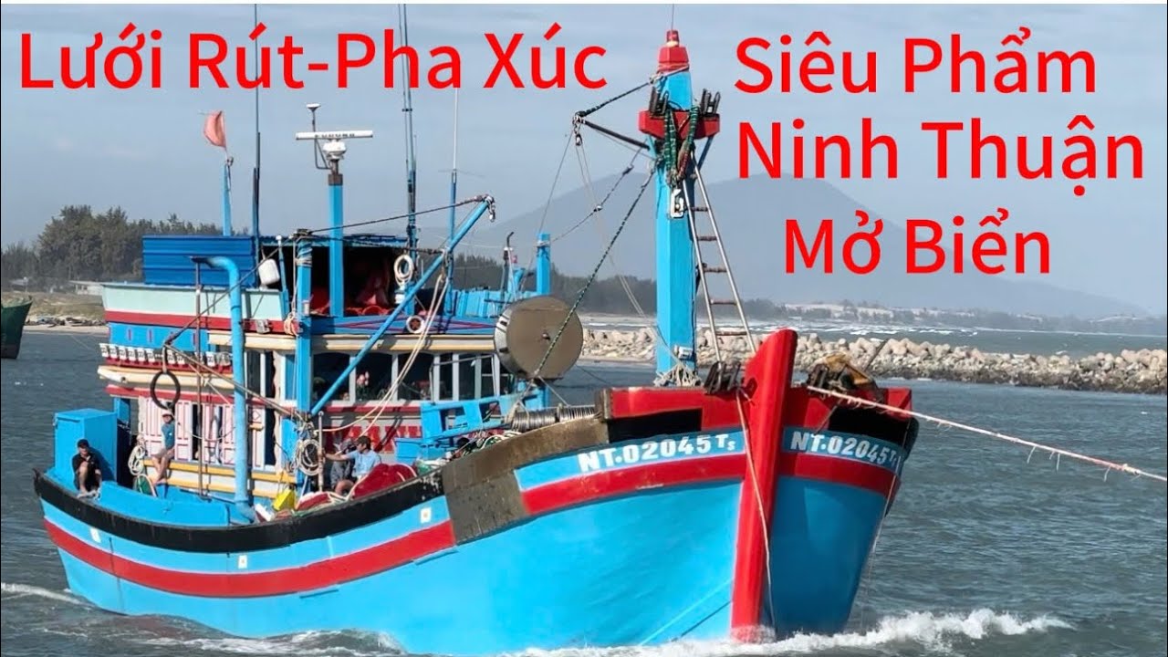 Trời Gió To Sóng Lớn Cửa Biển Lagi Hàng Chục Chiếc Pha Xúc-Lưới Rút Siêu To Mở Biển Đánh Bắt Cá Cơm 