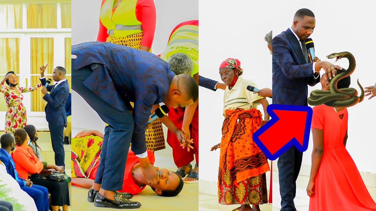 Umukobwa ugendana inzoka ku ijosi! Pasiteri afatiye umurozi mu Rusengero! Imana igiye kubihuma AMASO