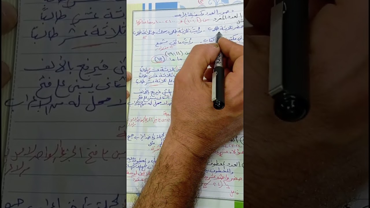 تمييز العدد (الصف الثاني الإعدادي) 