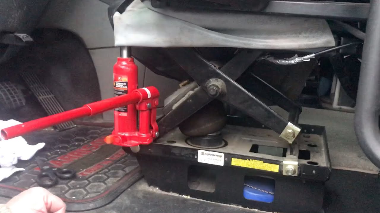 Quick & Dirty air-ride Seat Repair, plus delayed