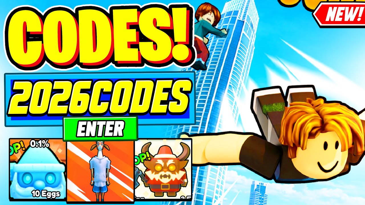 ⚠️Новое⚠️ ВСЕ РАБОЧИЕ КОДЫ для Climb And Jump Tower 2026 - Roblox Climb And Jump Tower Codes 2026