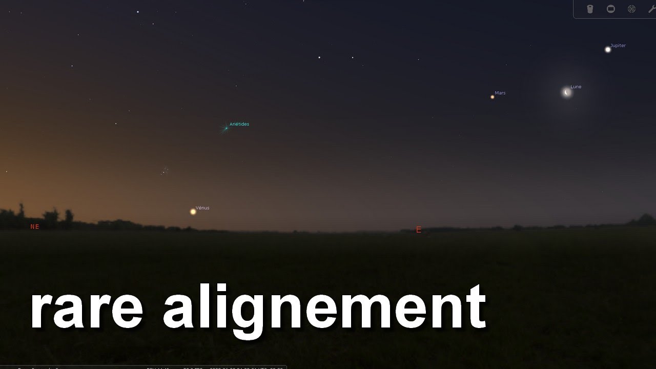 UN RARE ALIGNEMENT PLAN&Eacute;TAIRE &Agrave; OBSERVER ! - Le ciel depuis la terre #15