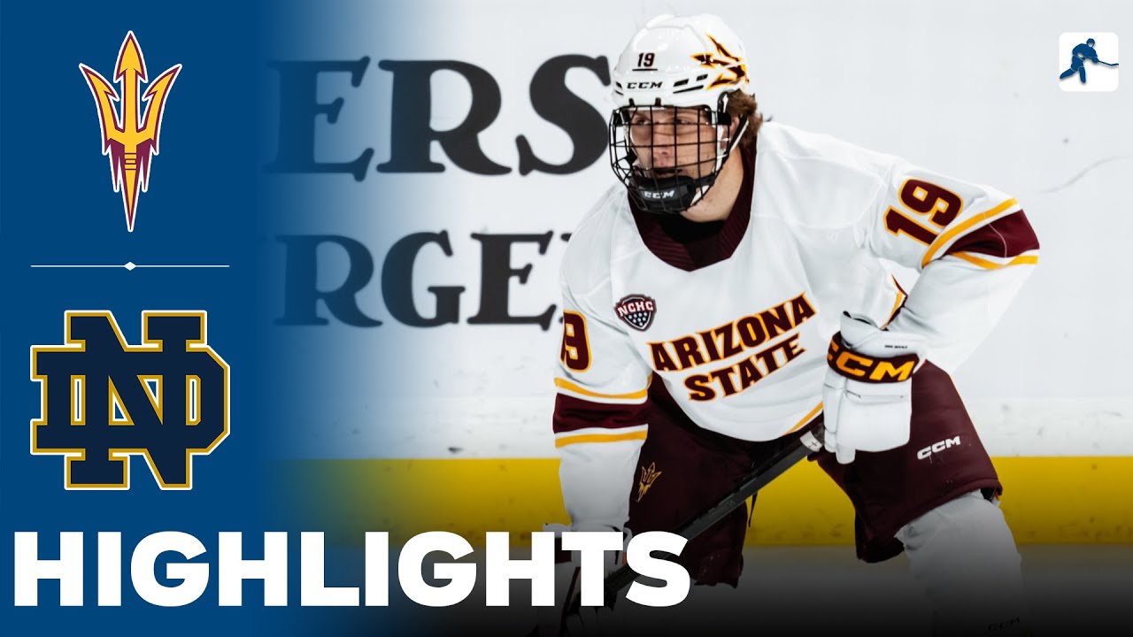 Arizona State vs Notre Dame | NCAA College Hockey | Highlights - October 10, 2025