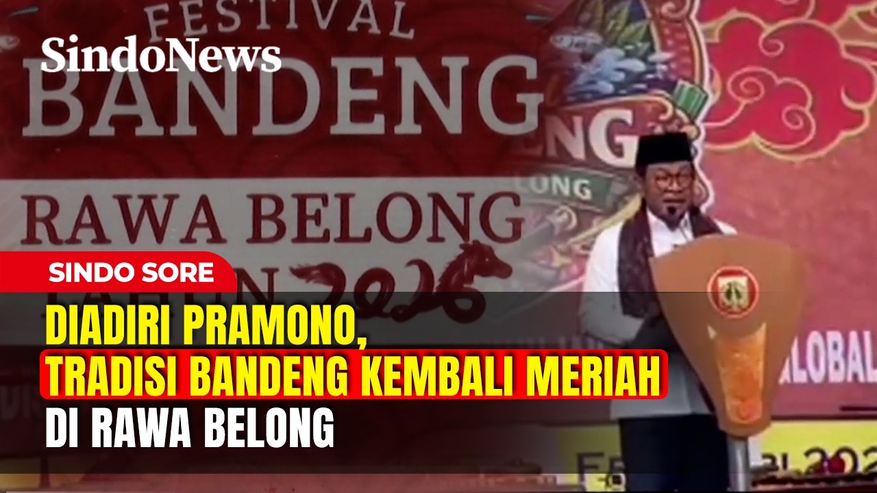 Dihadiri Pramono, Tradisi Bandeng Kembali Meriah di Rawa Belong | Sindo Sore | 15/02