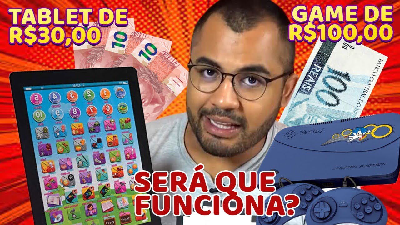 TABLET DE 30 REAIS / VIDEOGAME DE 100 REAIS - VALE A PENA?