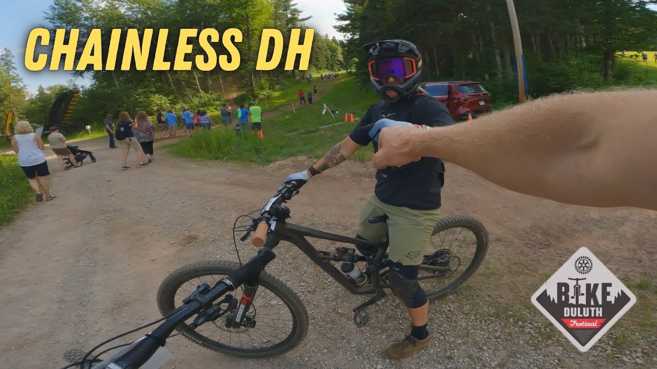 Chainless DH Race!  Duluth Bike Fest - Spirit Mtn