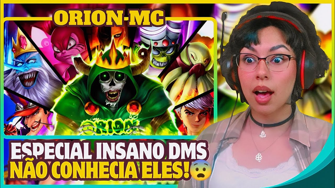 (ESPET&Aacute;CULO SONORO!👏💥) Terror & Medo - Vil&otilde;es (Cartoon Network) - Orion Mc | React