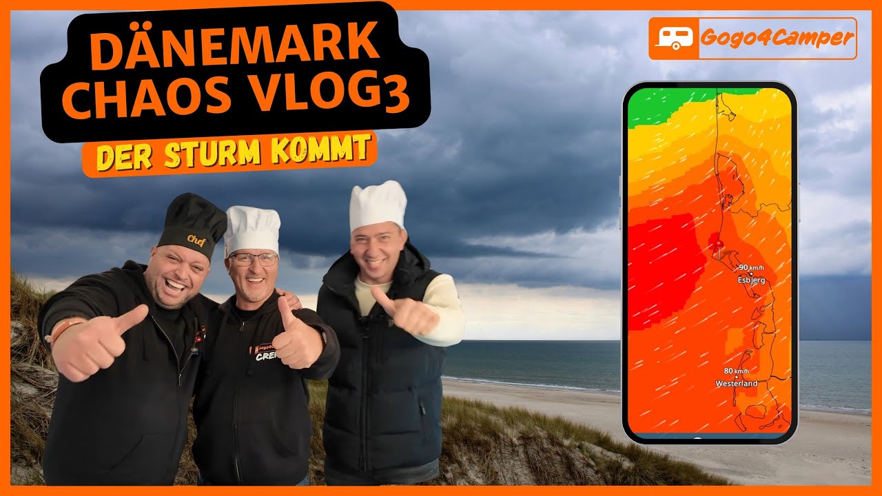 Dänemark-Sturm: Unser erster Regen-Abbau – trotzdem haben wir Spaß! | VLOG [Teil III]