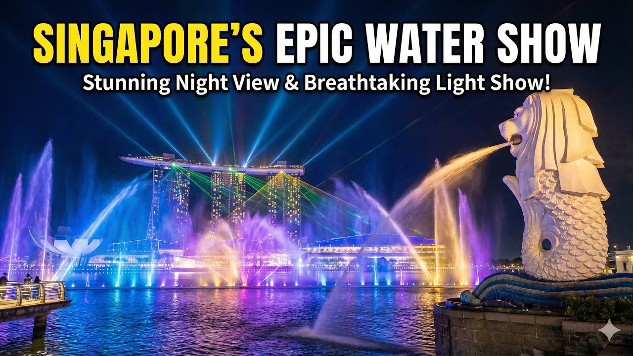 Singapore’s Epic Water Show ￼(4K)