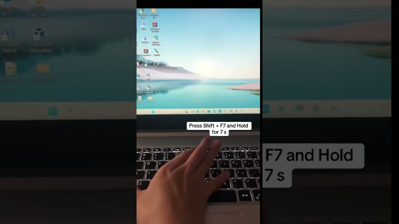 Cursor not showing on laptop acer #part2 #shortcut keys #pc #fyp #windows11