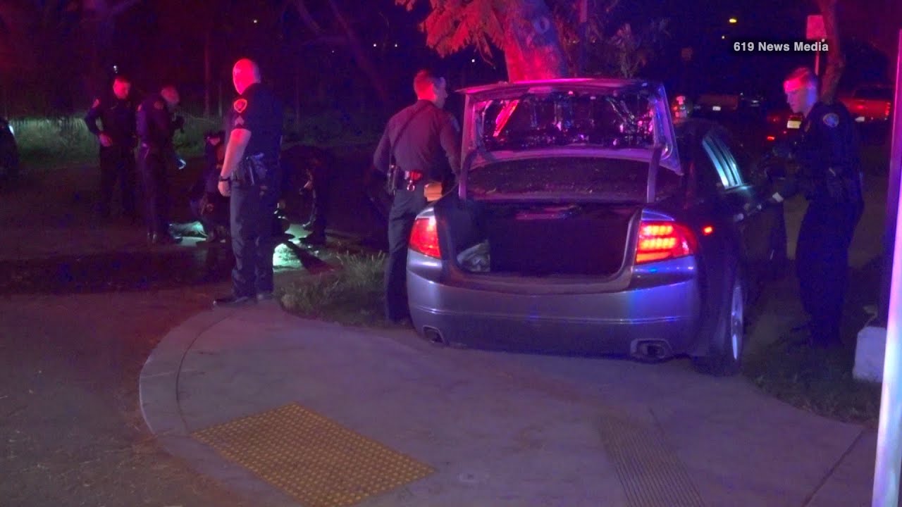 Several Suspects Injured in Pursuit Crash In Logan Heights
