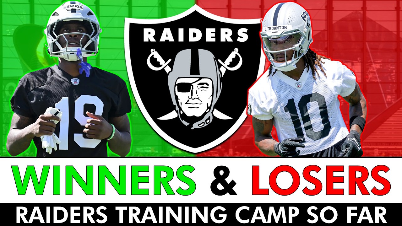 Raiders Training Camp Practice Winners & Losers So Far Under Klint Kubiak