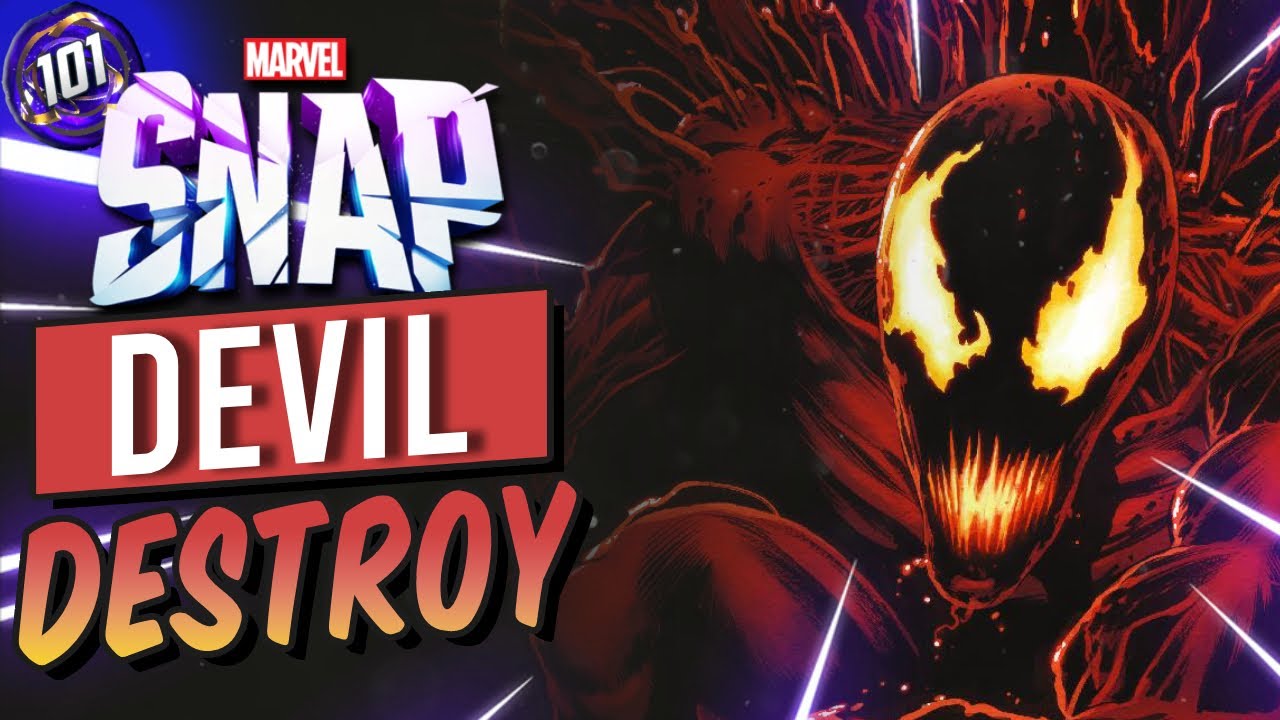 😈DEVIL DESTRUCTION CARNAGE - MARVEL SNAP FR DECK POOL 2