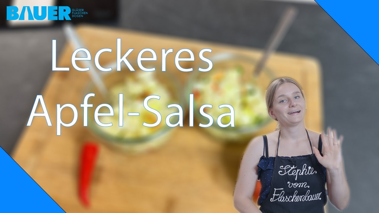 Die leckere Herbstvorspeise! || Apfel-Salsa mit Chilli