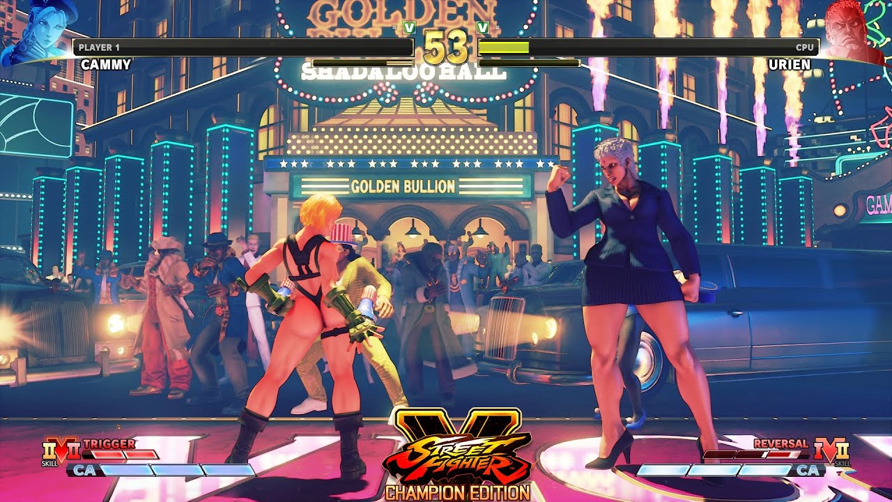 Street Fighter V: CE Cammy vs Female Urien PC Mod