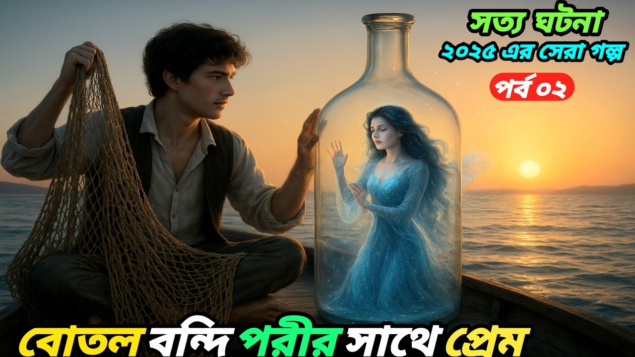 বোতল বন্দি পরীর সাথে প্রেম | পর্ব ০২ | বোতলে বন্দি এক জ্বীন রাজকন্যা ও এক গরিব জেলের অবিশ্বাস্য ঘটনা