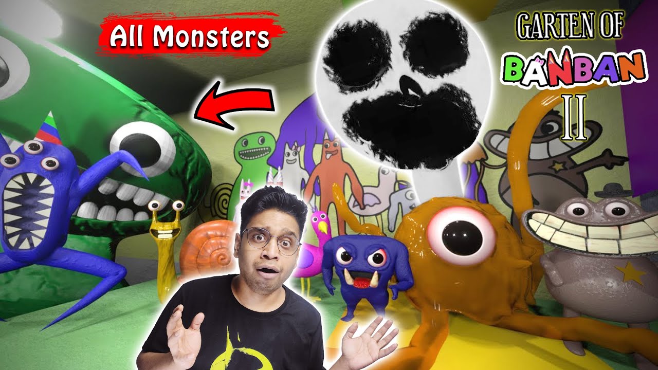 All the MONSTERS Mascots in Banban's Kindergarten | GARTEN OF BANBAN 2 in Hindi