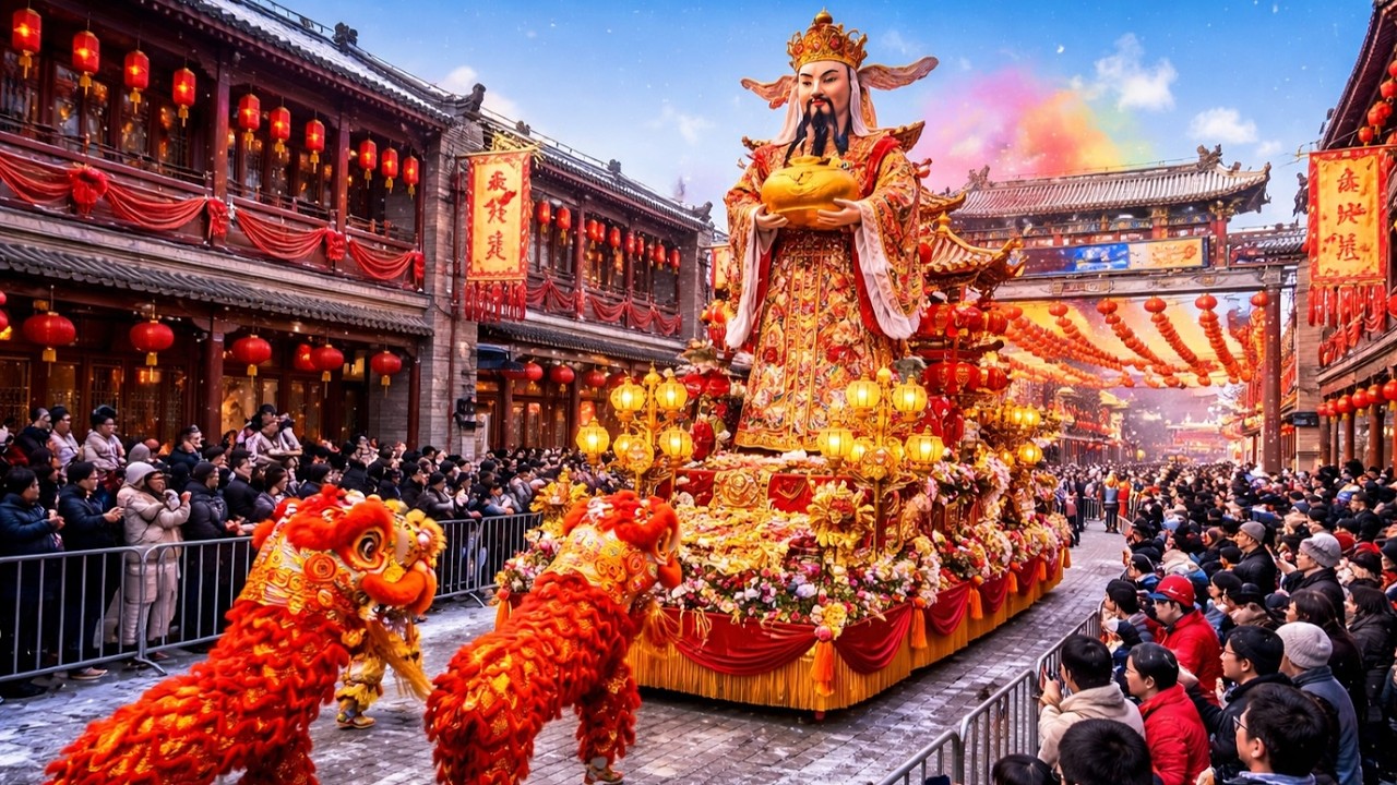 Lunar New Year Parade 2026 (4K) | Epic Festival Highlights, Giant Floats & Fireworks Finale