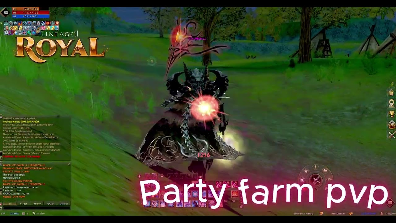 TE INVITO A SER PARTE DE L2 ROYAL Y PUEDAS DISFRUTAR DE LA ZONA FARM PVP CON TU CLAN #interlude