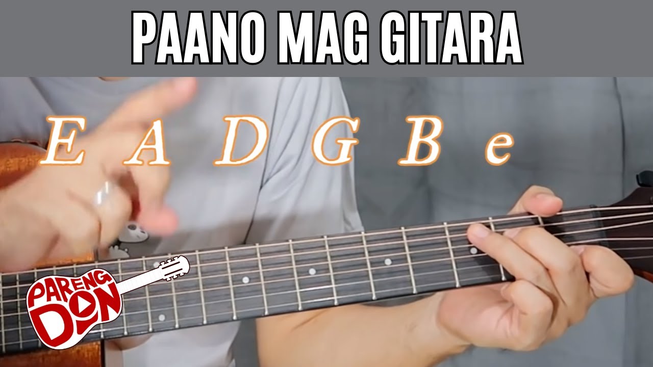 BASIC 'Guitar Tutorial' Pano Mag Gitara? Step by step for beginners