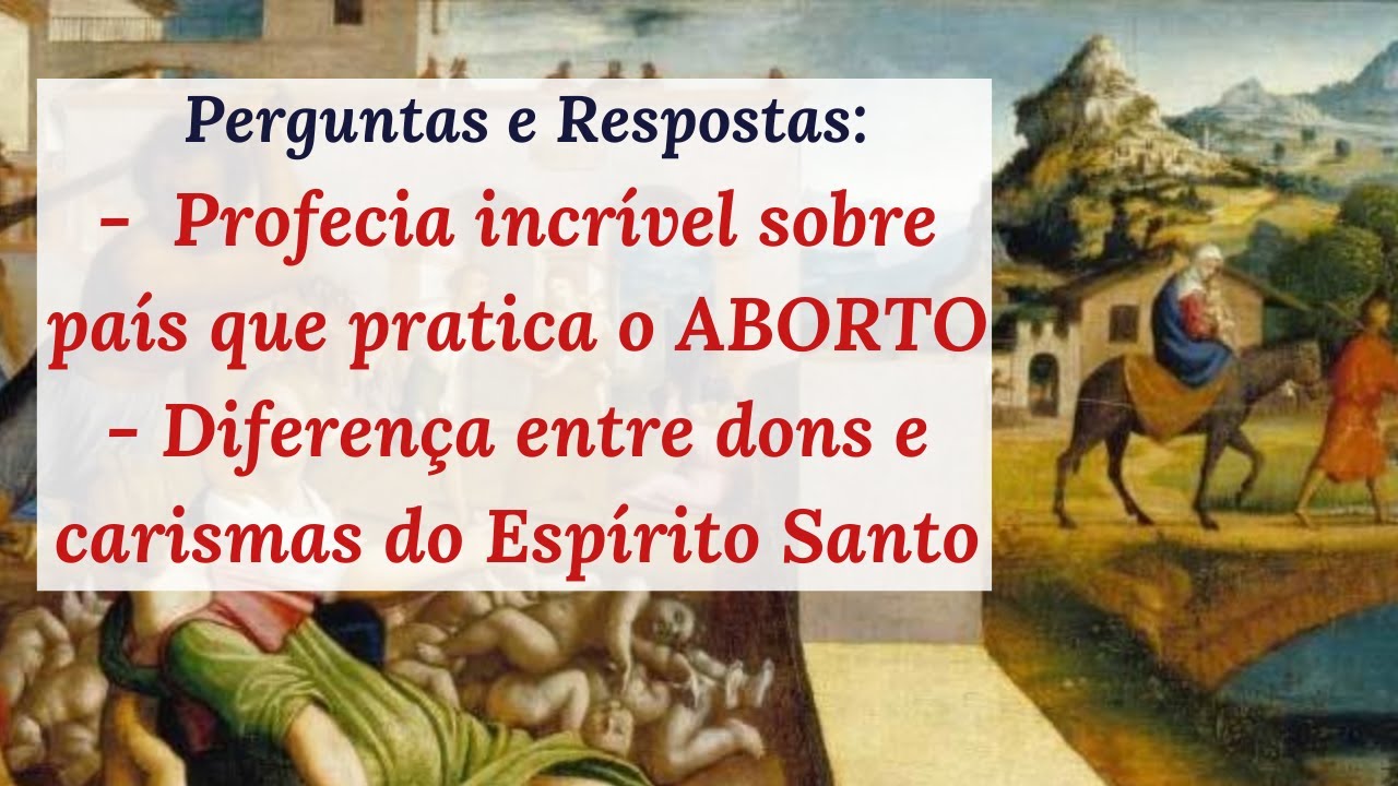 O que acontece com o país que aprova o aborto -  Dons e carismas do Espírito Santo