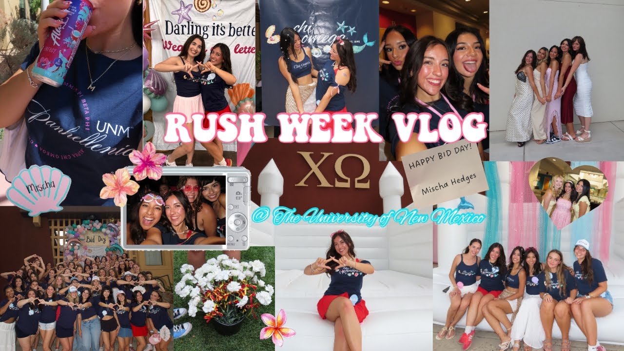 Sorority rush vlog !! ❤️💛🦉