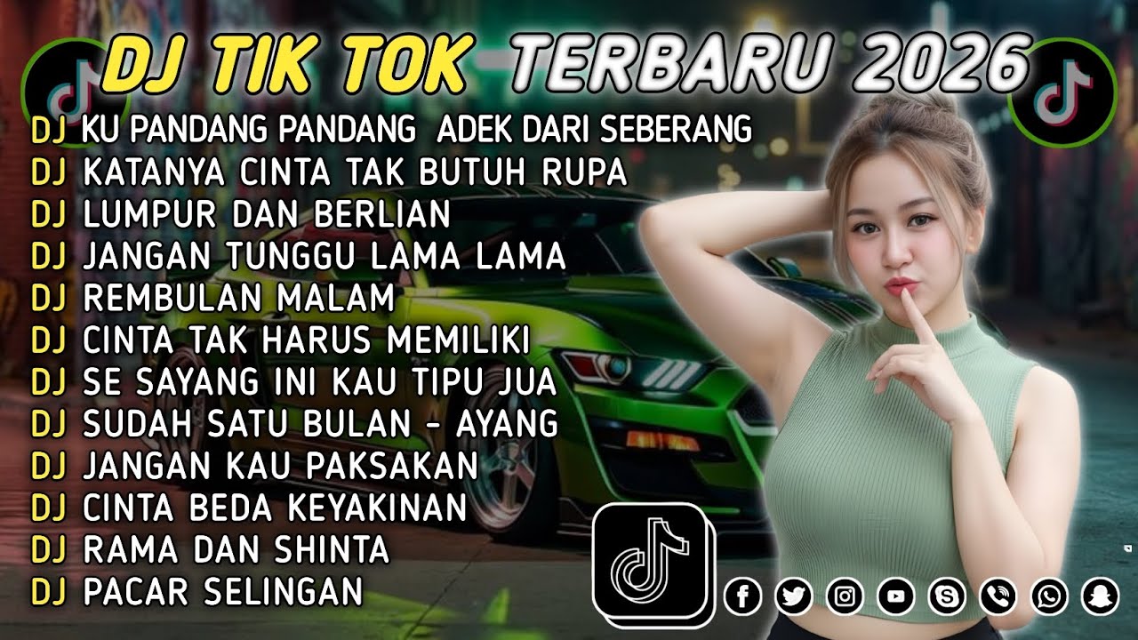 DJ TIKTOK TERBARU 2026 || DJ CINTA DARI SEBERANG 🎵 DJ KATANYA CINTA TAK BUTUH RUPA 🎵 FULL ALBUM❗❗