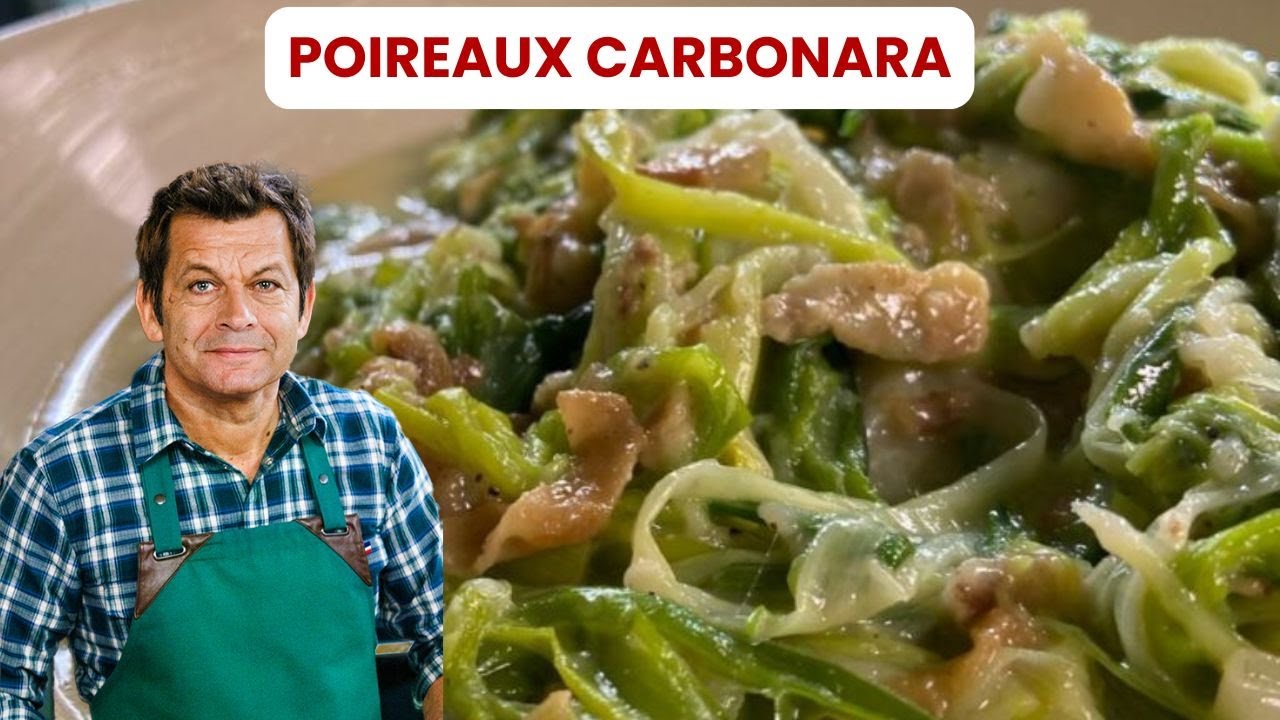 POIREAUX CARBONARA de Laurent Mariotte