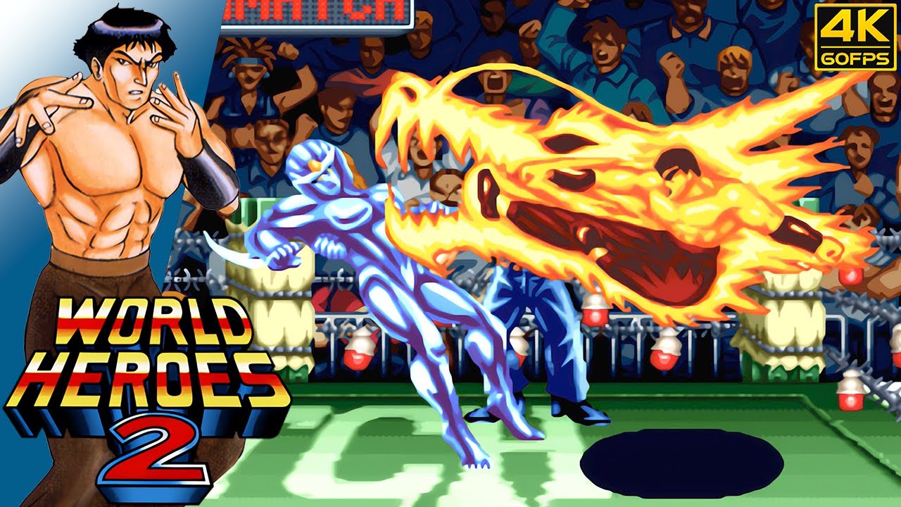World Heroes 2 - Kim Dragon (Arcade / 1993) 4K 60FPS