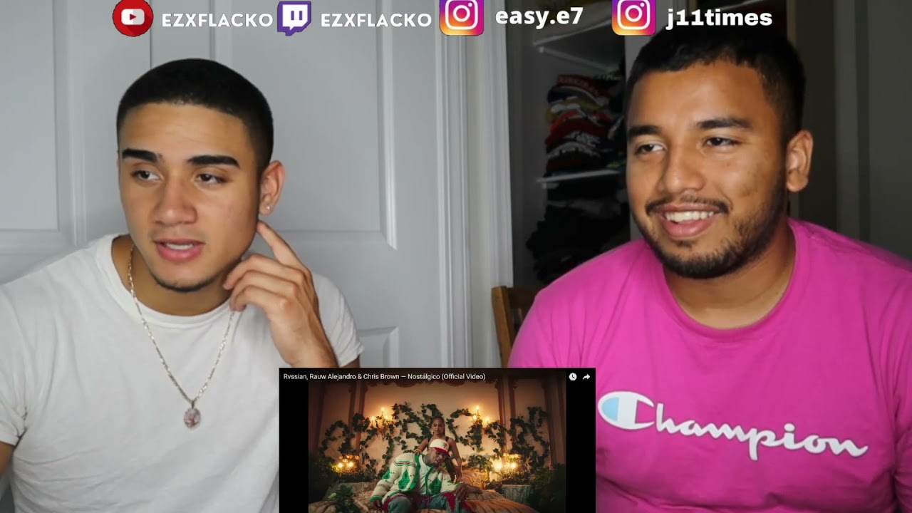 Rvssian, Rauw Alejandro & Chris Brown — Nostálgico (Official Video) | REACTION