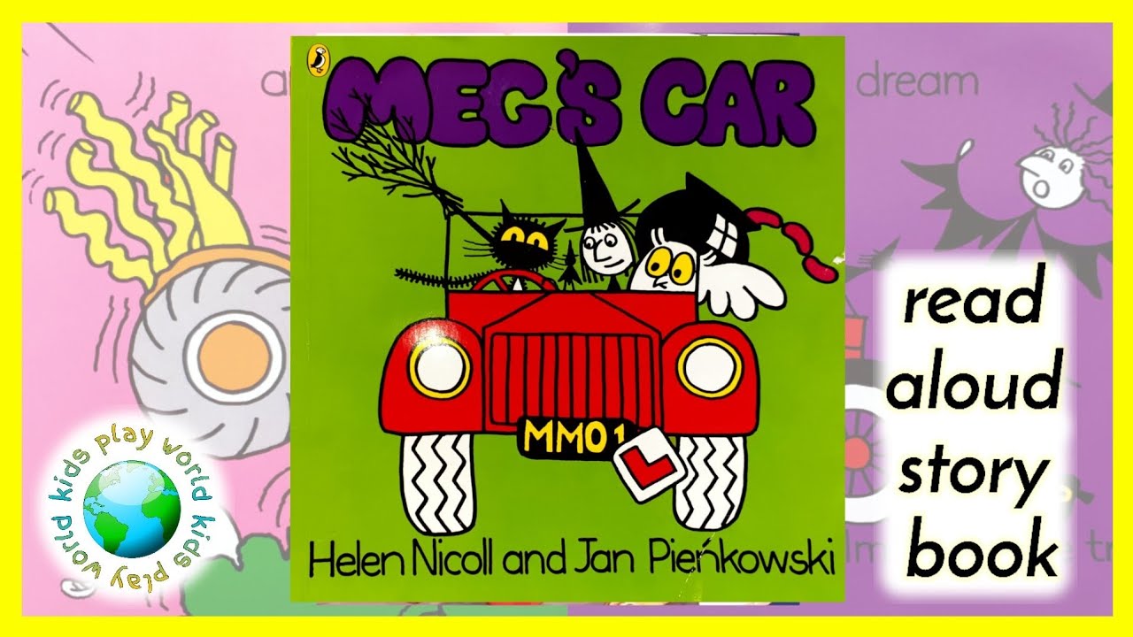 Meg and Mog Megs Car Read Aloud Story Book for Kids
