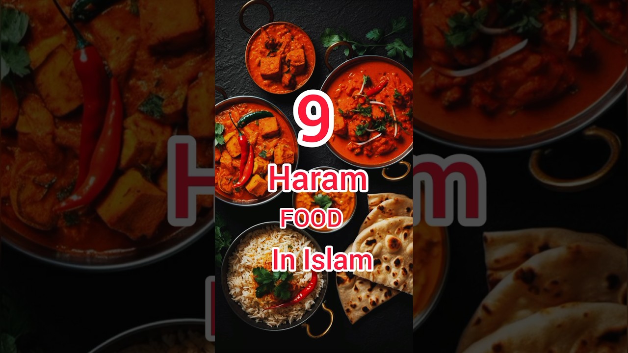 9 Haram food in islam #shorts #shortsfeed #islam #ytshorts #shortsvideo #islamicshorts #allah