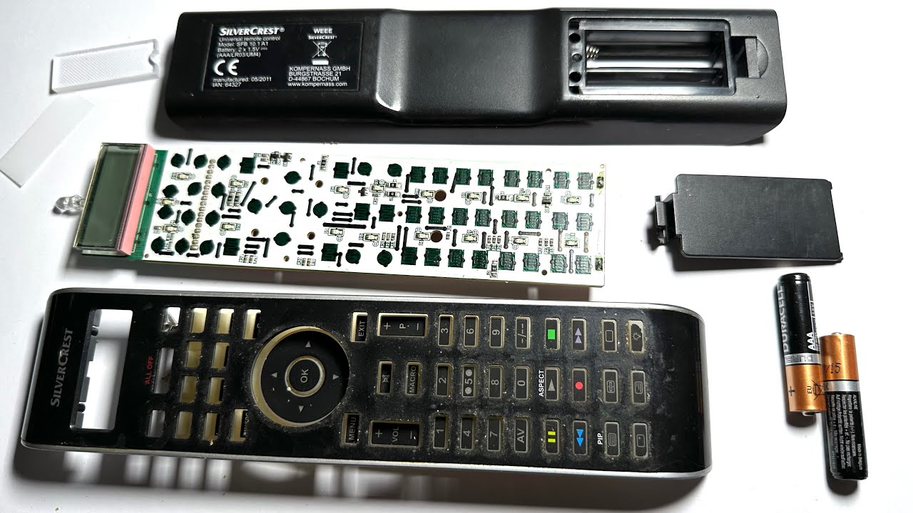 SILVERCREST UNIVERSAL REMOTE CONTROL Disassembly