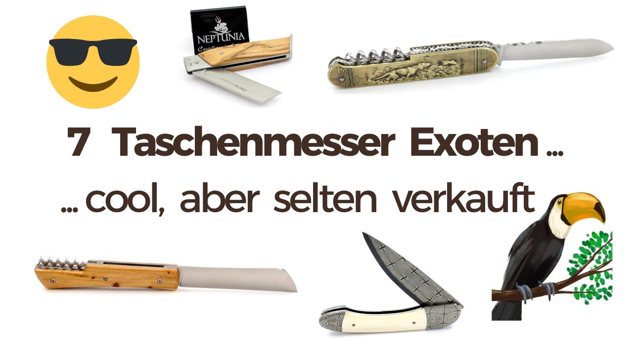 Unsere außergewöhlichsten Taschenmesser ..wir lieben sie!