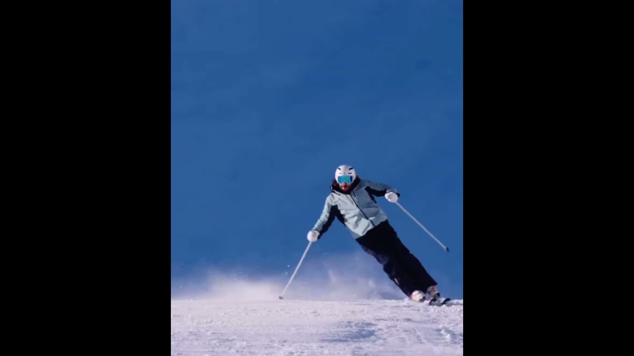 Pro Skier Benni Walch Demonstrates Dynamic Short Turns with Precision in the Fall Line