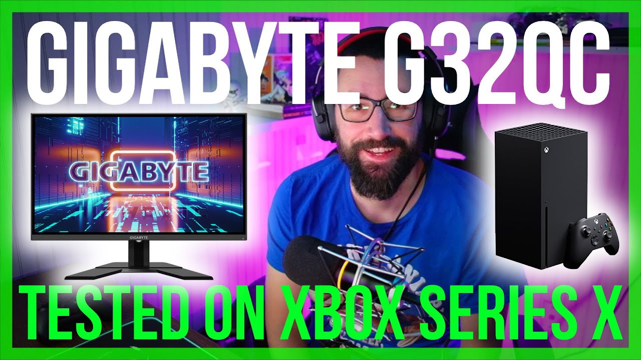 Xbox Series X Monitor - The Gigabyte G32QC TESTED! Almost Perfect...