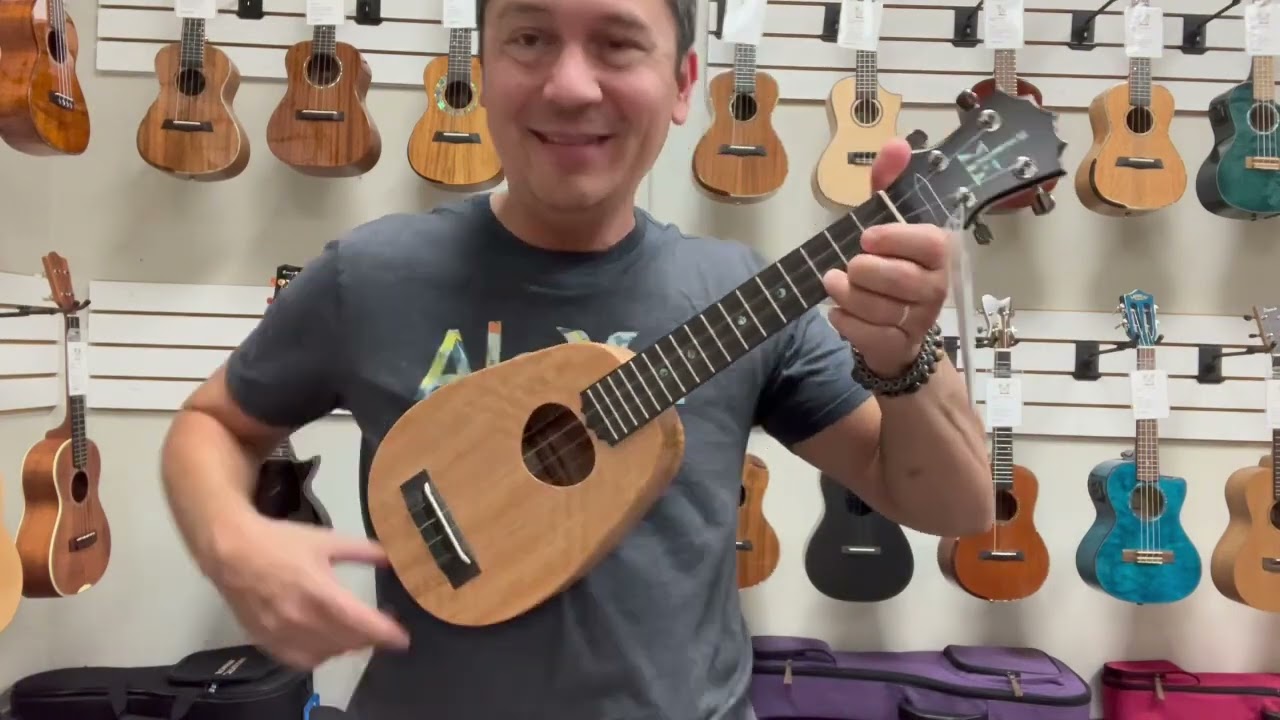 KoAloha KSM-03RP-MG Royal Pikake Mango Soprano Long Neck Ukulele Demo/Review at Aloha City Ukes