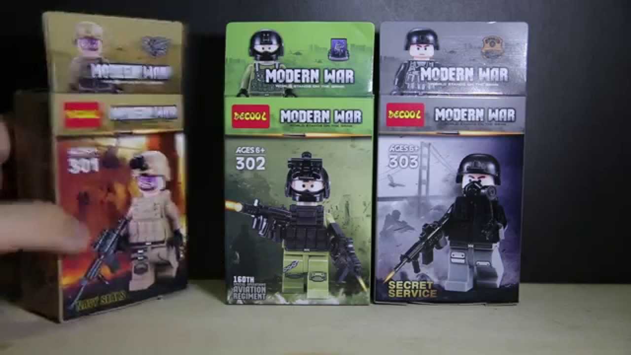 Lego Police Swat Team Army DeCool Bootleg Review