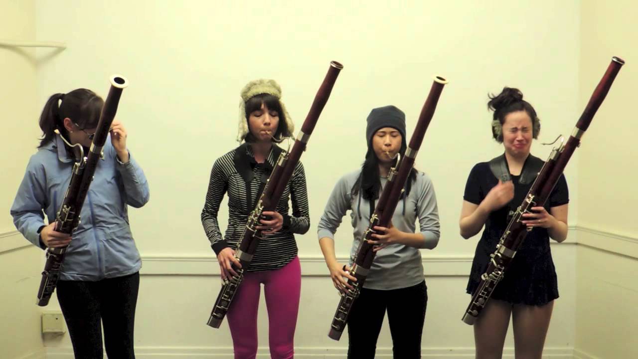 Bassoonathlon - 2014 Olympics Tribute - The Breaking Winds Bassoon Quartet